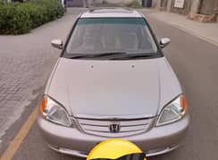 Honda civic 2002 model. full option sunroof  manual