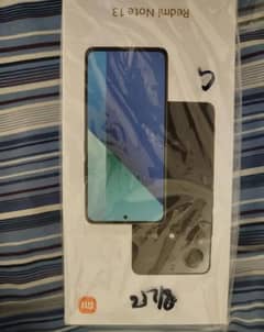 Redmi note 13 just few days used like new complete warranty