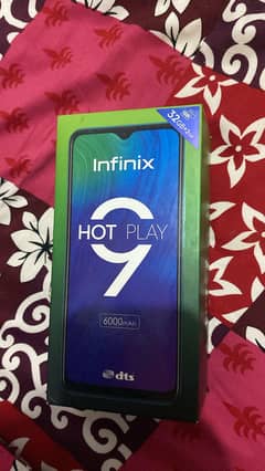 infinix hot 9 play with box