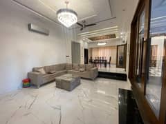 12 Marla Fully Furnished, Corner House Elegant, Spacious, and Beautifully Designed, Available for Rent in Johar Block.