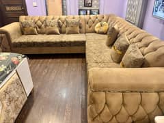l shape corner 7 seater sofa set Home used