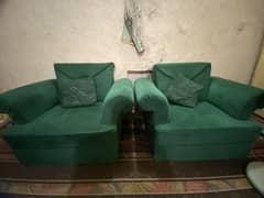 GOOD CONDITION SOFA SET, SOFT+HARD BEST COMBO