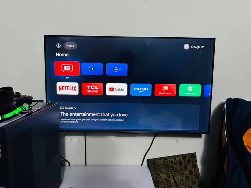 TCL 43" QLED 4K Smart LED (Model 43C645) 10/10 condition 1