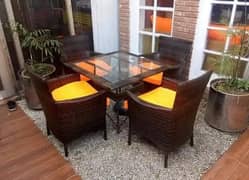 4 seater dining set/center table/caffee chairs/restaurant furniture