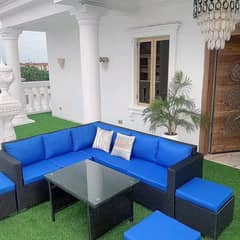 5 seater sofa set/patio furniture/restaurant  furniture/UPVC Chair