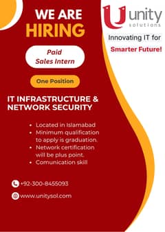paid sales intern