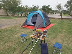 Capming Tent |Double Layer|WaterProof|3-4 Person