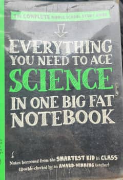 science.  everything you need to ace science in one big fat notebook.