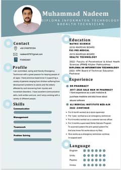 health technician and pharmacy saleman