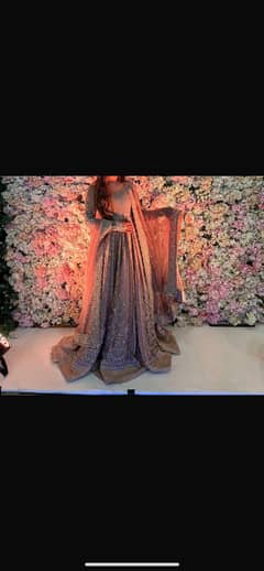 Faiza Saqlain Bridal reception dress