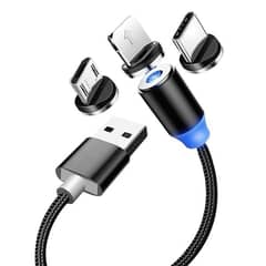 3-in-1 Magnetic Fast Charging Cable | Available Cash On Delivery