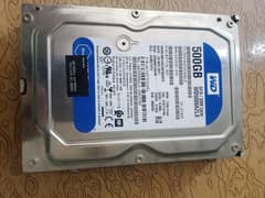 WD 500 GB BLUE , 32MB CACHE, 100% HEALTH ,
