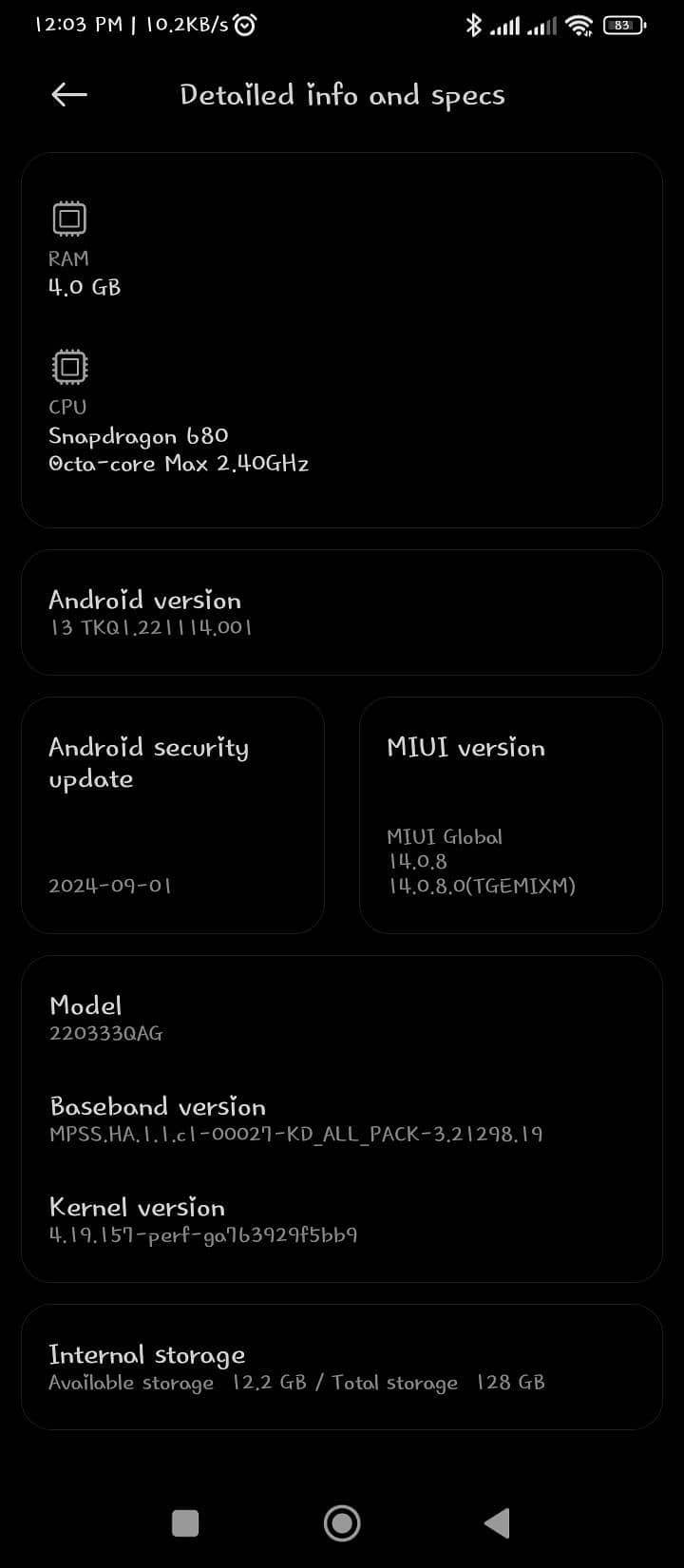 Redmi 10C Mobile with complete box 6