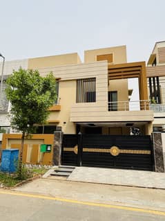 08 Marla house like facing park brand new for sale in zinia block