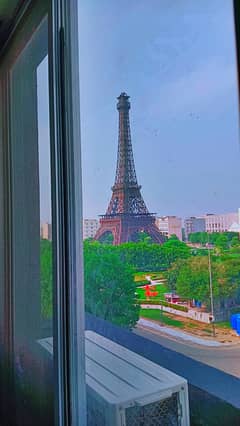 Eiffel facing luxury furnished apartment for rent. Short stay/ Daily/ weekly/ monthly and long term.