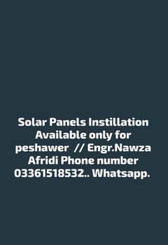 Solar Panels Instillation service