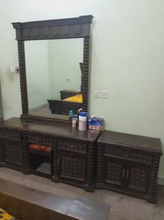 pure wooden bed set
