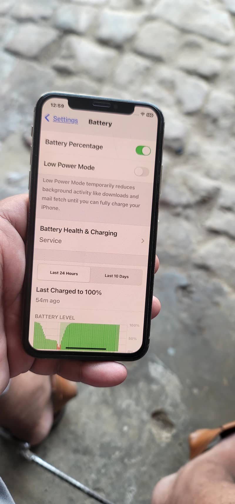 iphone xs non pta 64gb face i. d or vibration wala button not working 7