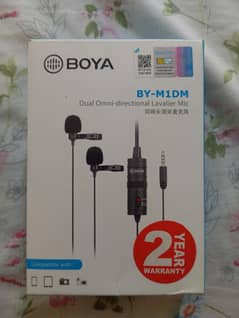 Boya BY-M1DM Dual Omni-directional Lavalier