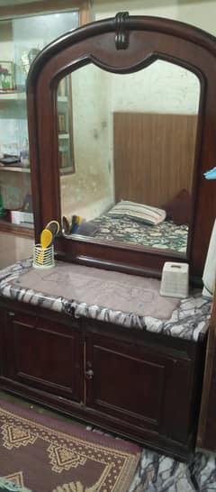 Used Wooden Bed Set