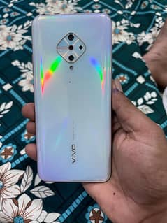 vivo S1 pro mobile phone opened and shaded panel