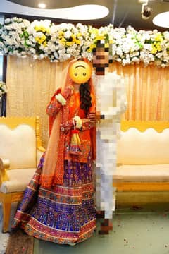 Mehdi bridle lehnga
