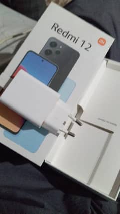 redmi 12 8/128  with box and charger 10/9