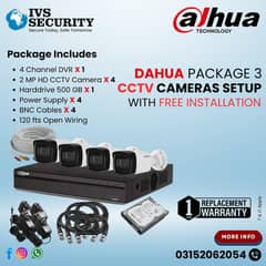 CCTV Camera Packages Dahua - CCTV Security HD Camera - Installation