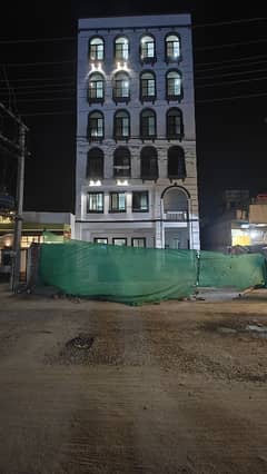 1 KANAL BRAND NEW SIX STOREY BUILDING ON EMPORIUM ROAD WITH BASEMENT PARKING FOR RENT