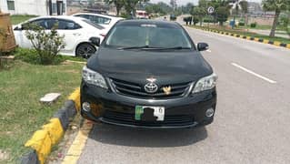 Toyota corolla 2012model 2013registered Lahore num Location Gujrat