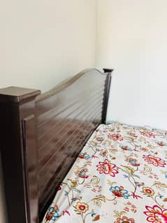 Wooden Brown bed