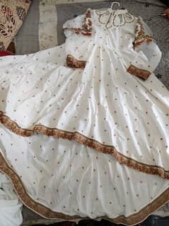 white colour lawn dress embroided