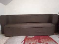 Brown Sofa combed