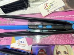 KEMEI HAIR STRAIGHTNER WITH CERAMIC COATING COD AVILABLE ALL OVER PAK