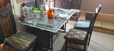 Dining table 6 chairs