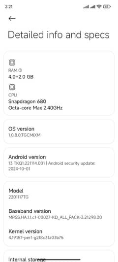 Redmi note 11 Snapdragon 680