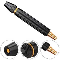 Pressure pipe nozzle for washing cars
