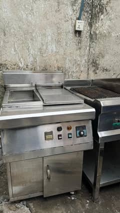 Used fryer & Hot Plate for Restaurant Sale