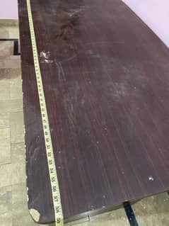 Office table brown colour urgent sale