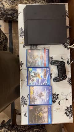Playstation 4 1tb with 4 games