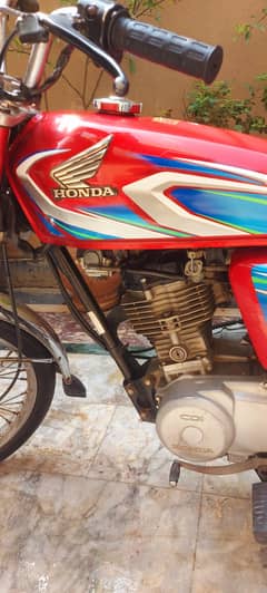 Honda cg 125 red colour 2022 model