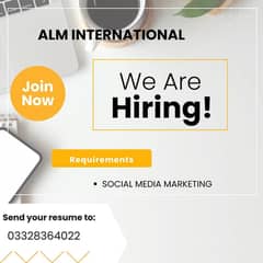 Jobs available for office work and product salling