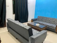 Bed and sofa