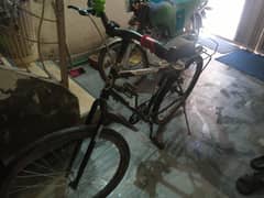 bicycle + free lock