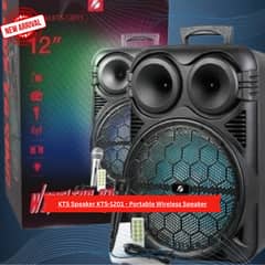 KTS-1201S Big Bluetooth Portable Speaker – 12 Inch Loud Bass – Wireles