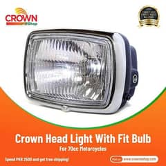 CD 70 head light crow lifan company