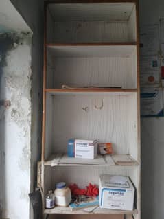3 chairs and one cupboard