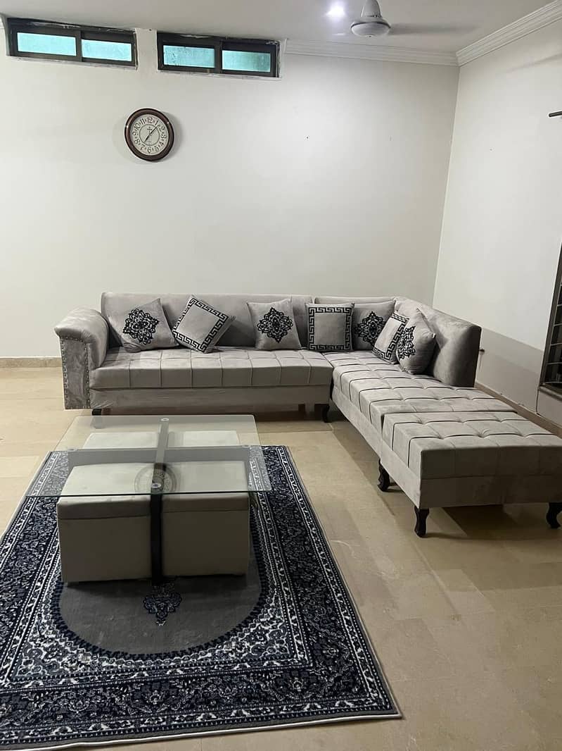 sofa set with corner table and 4 stols 1