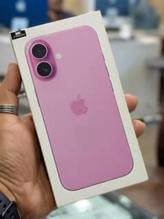 Brand New Box Pack Apple Iphone 16 128GB SIM Lock USA LLA (JV) Pink