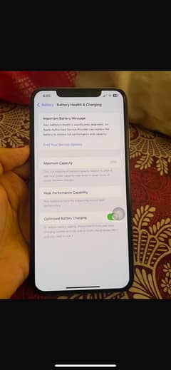 Xsmax battery 77%